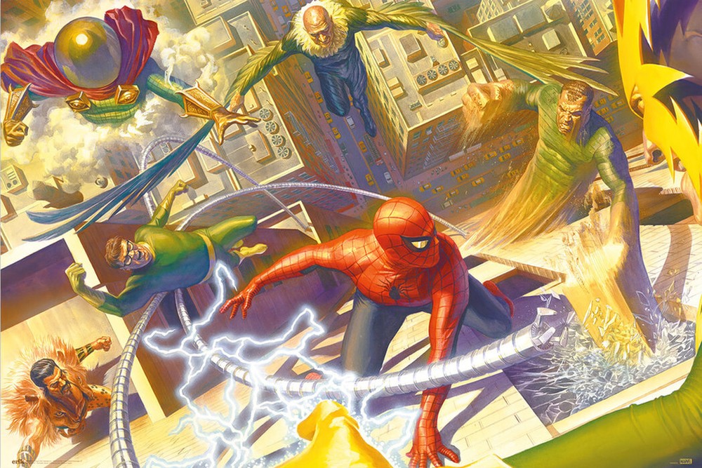 Spider-Man - Comic Poster (Spidey Vs. The Sinister Six) (Alex Ross) (24