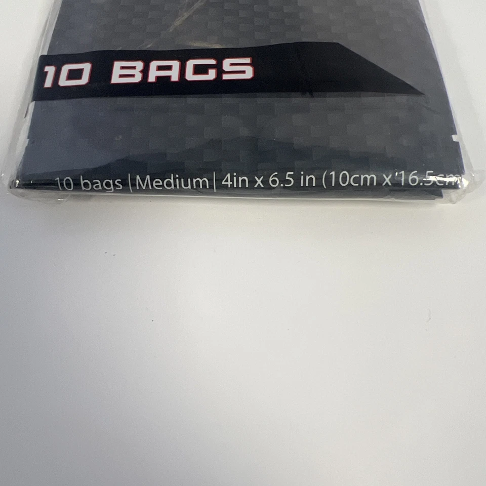 10 CNT. MEDIUM STEALTH BAGS - Waterproof - Sand Proof  - 4″ x 6.5″ — 第 2/2 张图片