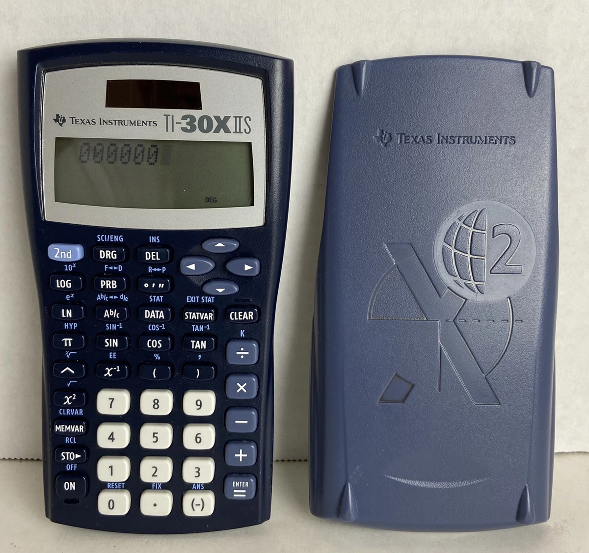 Texas Instruments TI-30X IIS Scientific Calculator - Blue With Cover  Preowned