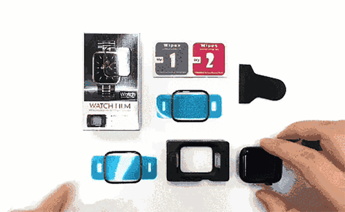 1-3x For Apple Watch Series 9/8/7 Screen Protector Full Cover Film 41/45 iWatch - Picture 10 of 14