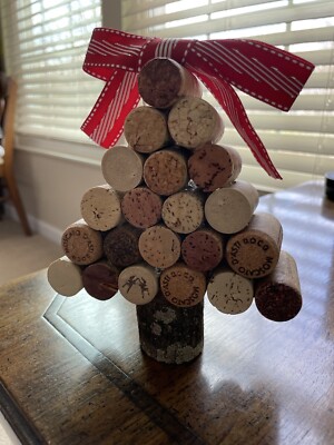 Handmade Wine Cork Christmas Tree