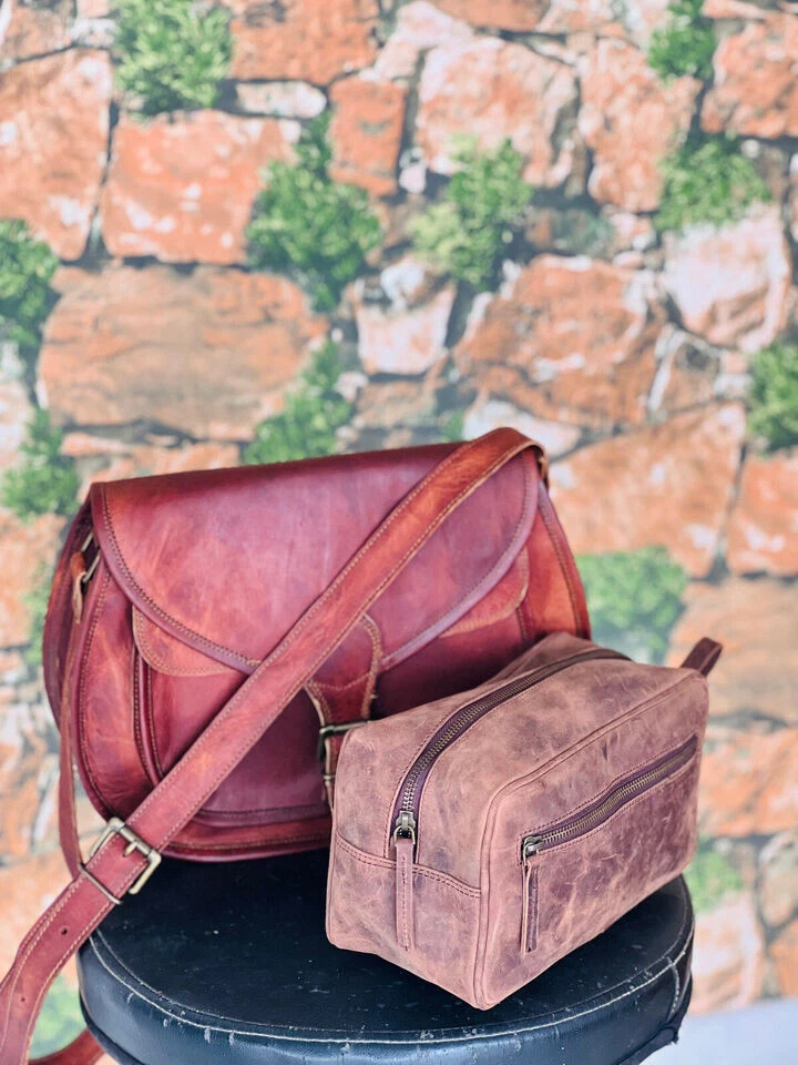 GURU SHOP Borsa Sadhu, Borsa a Tracolla Boho, Borsa Hippie - Blu
