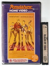 RARE BETA Video Tape CLASS OF 1984 Clamshell Betamax Ex-Rental Roadshow Home