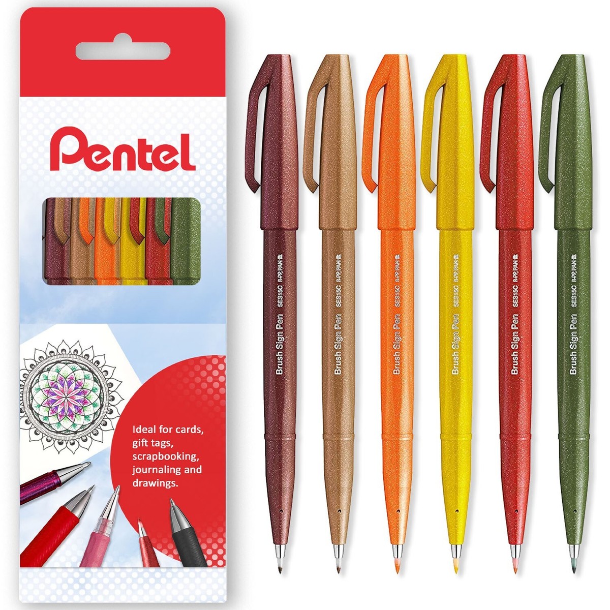 Calligraphy Pens Pentel Ses15c Sign Brush Pen Pentel Brush Sign