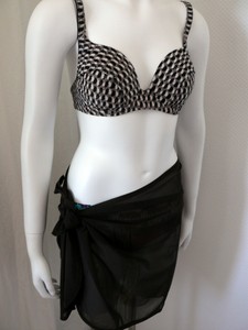 Seafolly Pareo Strand Bikini Rock Wickelrock Wickeltuch Gr M Braun Neu Ebay