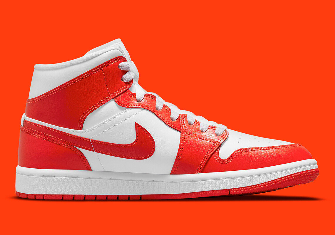 Nike Air Jordan 1 Mid Syracuse (W) Size 11 BQ6472-116 WHITE