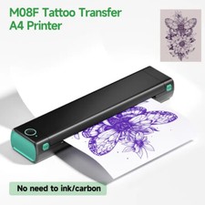 Phomemo M08F Bluetooth A4 Printer Brother PJ-722 PJ-763 Matrices Tattoo lot