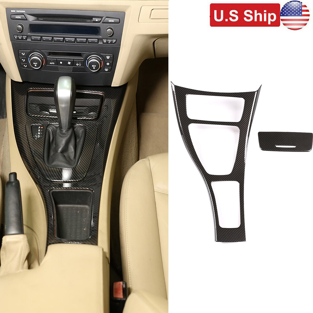 bmw e93スペアパーツセット売り　e92.e91 For BMW E90 E92 E93 05-12 ABS Carbon Fiber Center Console Gear