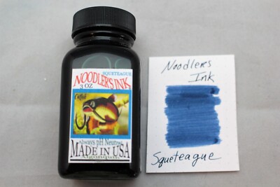 NOODLERS FOUNTAIN PEN INK 3 OZ BOTTLE SQUETEAGUE