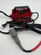 EPOWREY 15 AMP 48 Volt Golf Carts Battery Charger for Club Car 3-Pin Round Plug