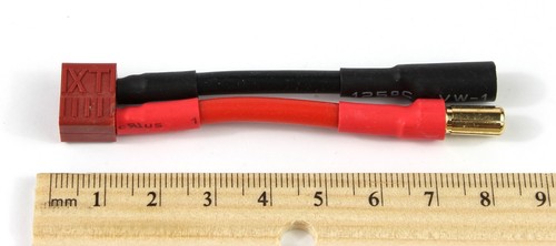 Deans Female to 5.5mm Banana/Bullet connectors plug/adaptor/cable/wire RC LiPo - Picture 3 of 3