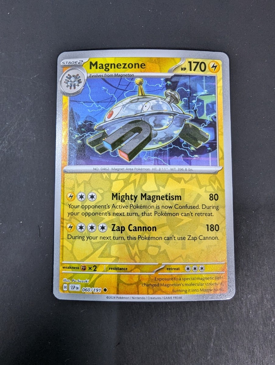 Magnezone 060/191 Uncommon Reverse Holo Pokemon SV08 TCG NM | eBay