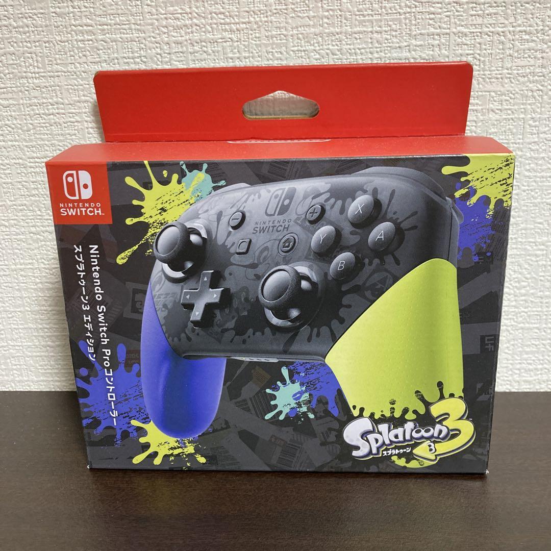 Nintendo Switch Pro Controller Splatoon 3 Special Edition wireless