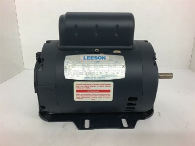 Leeson 101433.00 3/4 HP AC Motor 115/208-230 Volts 3600 Rpm 