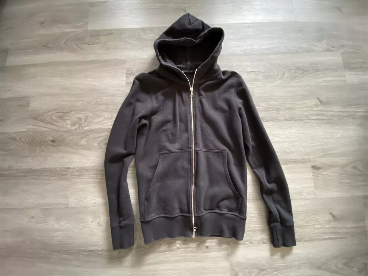 John Elliott Flash Dual Zip Hoodie Black Size 1 Small Sweatshirt