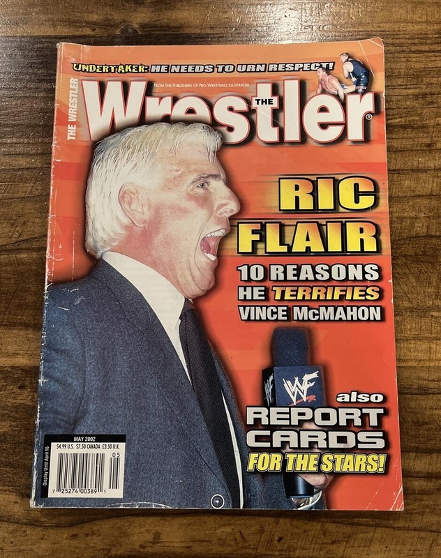 Vintage May 2002 The Wrestler Magazine Ric Flair Cover