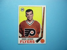 1969/70 TOPPS NHL HOCKEY CARD #98 ANDRE LACROIX EX/NM NM SHARP!! 69/70 TOPPS