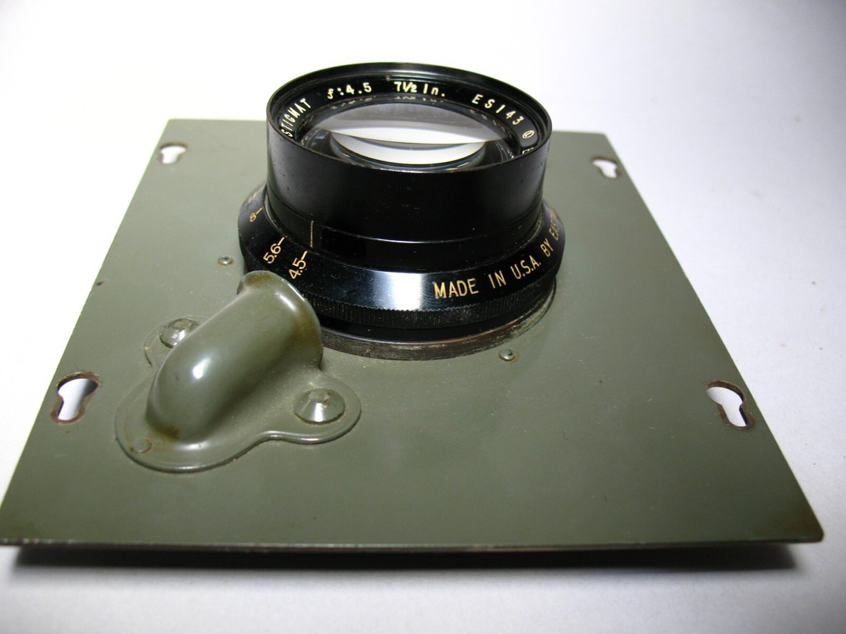 Kodak Anastigmat Projection Lens 7.5-inch F 4.5 with lens mount