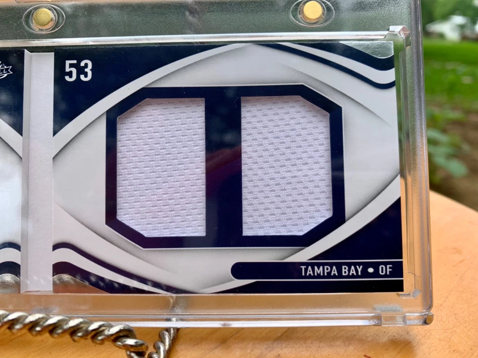 2022 Panini Absolute Baseball Josh Lowe Rookie Material Booklet Signature #28/99 - Image 4 of 4