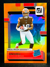 2022 Panini Donruss - DAVID BELL RC #332 - Gold Holo Press Proof - Rated Rookie