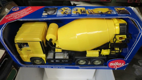 SIKU JUNIOR 1:16 MAN CEMENT MIXER TRUCK YELLOW MADE GERMANY #6623 - Bild 4 von 5