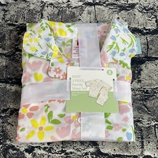 Family Sleep Kid's Girl's 8 Floral 2-Pc Short Sleeve Top Pant PJ Set