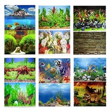 Aquarium Fish Tank Background Backdrop Poster - 2 to 6 FT Length 30cm High