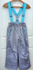 Gerry Youth Performance Snow/Ski Pants S 7/8 or M 10/12 NEW Gray/Teal Boys/Girls