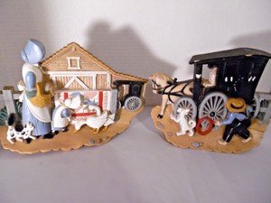 Pair Of Burwood Wall Pictures Homestead Barn Car 3340 Ebay