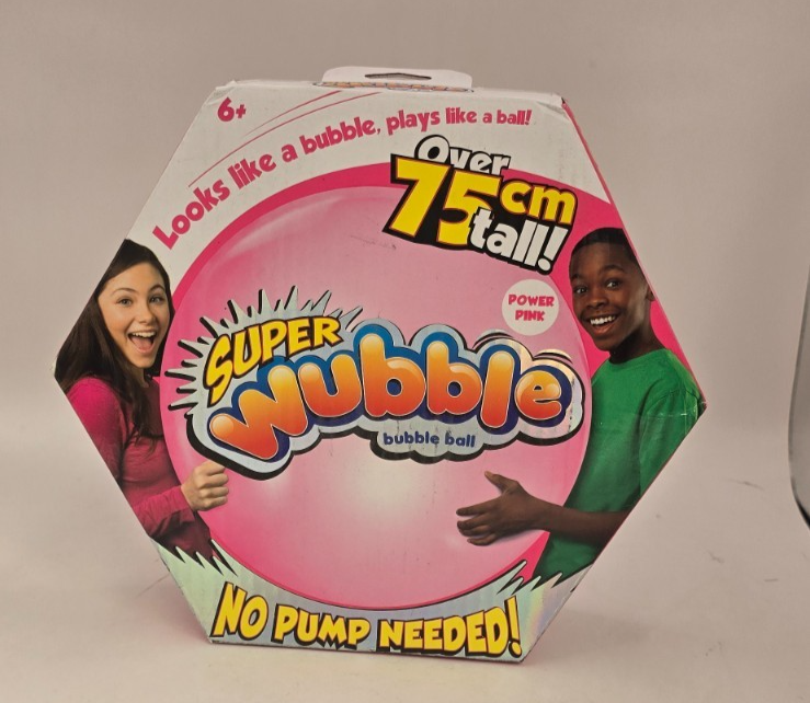 Wubble Super Bubble Ball - Pink | Looks Like a Bubble Plays Like a Ball! | Infl - Image 4