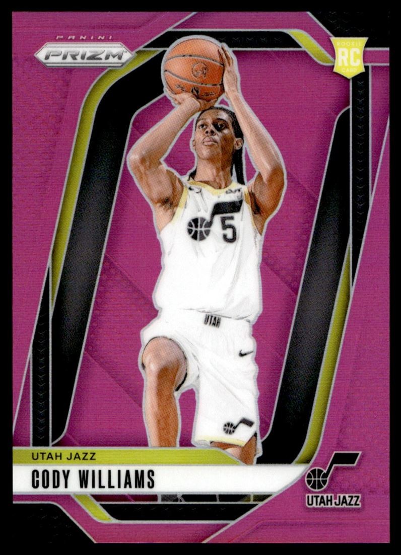 2024-25 Panini Prizm PINK Cody Williams Rookie 025/249 Jazz #232 C70
