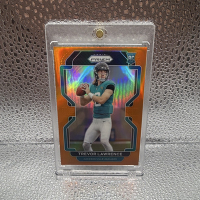 Panini 2021 Prizm Trevor Lawrence RC Orange Prizm Parallel /249 #331 Jaguars