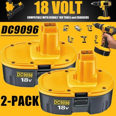 2PACK 18V For Dewalt 18 VOLT XRP Ni-MH 7.0Ah Battery DC9099 DC9096 DC9098 NEW
