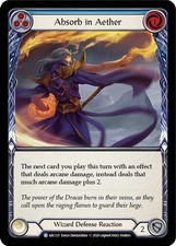 Absorb in Aether (Blue) - Unlimited Edition Lightly Played Arcane Rising Flesh a