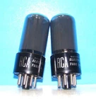 50L6GT RCA radio audio amplifier vintage electron vacuum tubes 2 valves tested