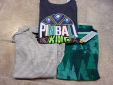 Cat Jack Boys Shirts S 6/7 2 Short Sleeve 1 Art Class Long Sleeve NWT