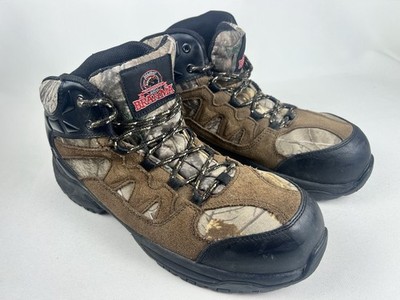 Brahma Men's Buck Steel Toe Rugged Style Work Boots Shoes Size 12W Camo