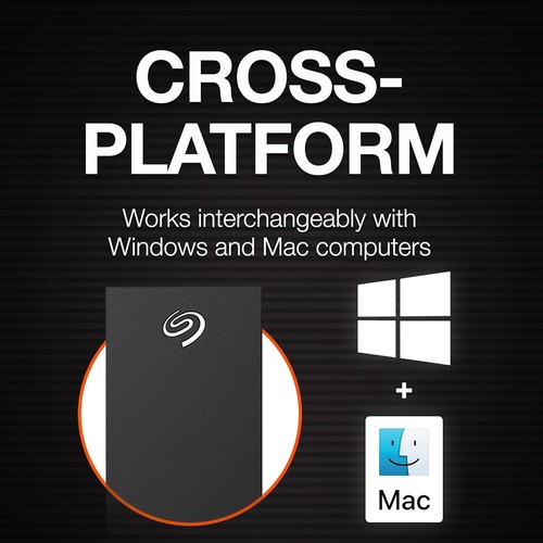 Seagate One Touch Hub, 8 TB, External Hard Drive Desktop HDD – USB-C and USB 3.0 - Picture 2 of 8