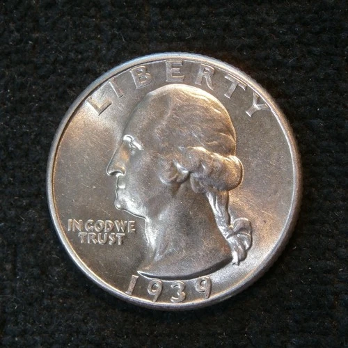 1939 WASHINGTON QUARTER BU