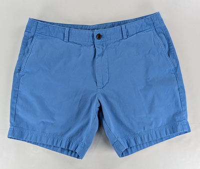 Brooks Brothers Chino Shorts Men's Size 38 Blue 7-inch Inseam