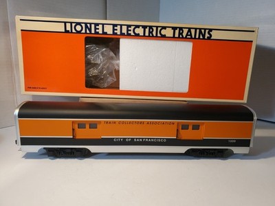 Lionel 6-52155 O Gauge TCA 1999 ''City of San Francisco'' Baggage Car Tested OB