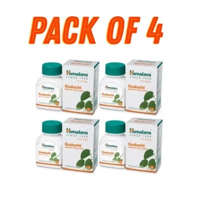 Himalaya Herbal GUDUCHI (Giloy) Tablets Boost Immunity 4 Box 240 Tabs Exp 2027