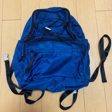 PRADA Blue Nylon Backpack Authentic Long Storage Bag with Guarantee Card