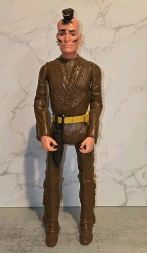 Vintage Marx Johnny West Fighting Eagle 12" Indian Mohawk Action Figure Rare