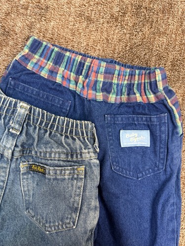 RARE Lot of 2 Baby B'Gosh Oshkosh Vintage Pants 18-24 Months Made In USA