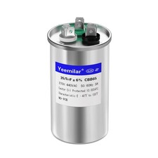 35+5 uF 35/5 MFD &plusmn;6% 370V/440V CBB65 AC Capacitor, Dual Run Round Capacitor...