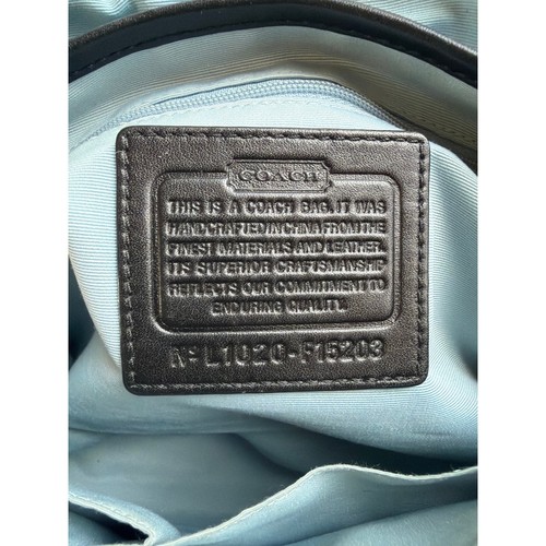Coach Signature Soho Hobo Shoulder Bag Black Y2K 90s Purse C Canvas Vintage - Picture 5 of 11