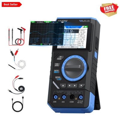 Pro-Level 3-in-1 Digital Multimeter, 5MSa/s Sampling & Multi-Probe Kit Included
