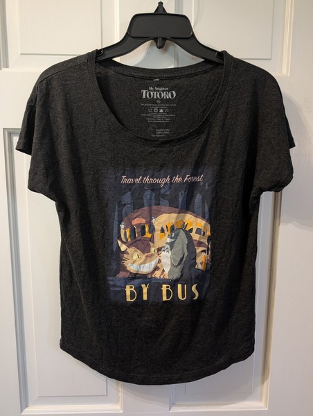 My Neighbor Totoro Shirt Womens XS Her Universe Studio Ghibli Catbus Anime Tee