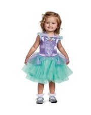 Ariel Infant Costume Disney Baby Princess Halloween Tutu Dress 12-18M
